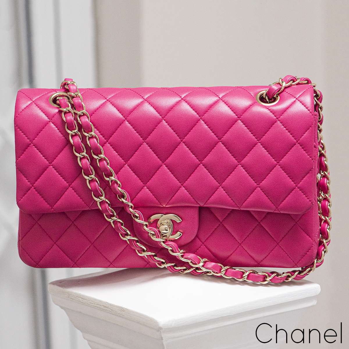 Chanel Timeless Classic Flap Pink Lambskin GHW